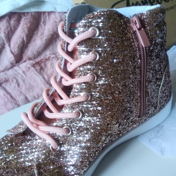 Rose Gold High Fashion Women's Shoes*Size10 - Picture 2 of 8
